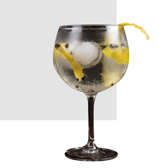 coctel gin lemon